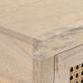 Console Table 100x35x76 cm Solid Mango Wood and Natural Cane Image 7