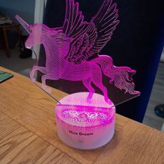 Girls Unicorn Light & Globe