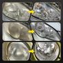Party Lights 3 in 1 Magic Disco Ball Laser LED Strobe PartyLight Sound-Activated DMX DJ Stage Light LED Laser Strobe Party Stage Lights Disco Laser DJ Remote Control Sound Activated DMX Club Light for Concert Gig Live Events Shows Image 4