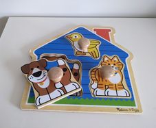 Melissa & Dough jumbo knob puzzle