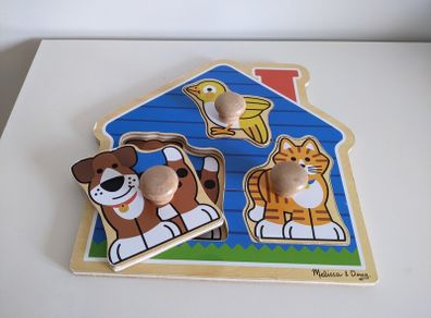 Melissa & Dough jumbo knob puzzle