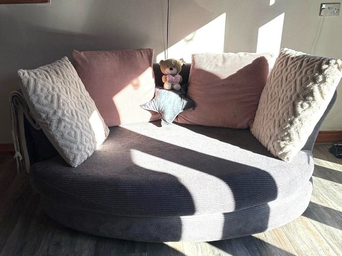 3 Grey couches