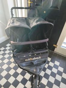 Out and about double buggy