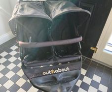 Out and about double buggy