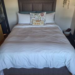 Double bed with storage