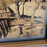 Lovely gold picture of bridge and boy in boat. Image 4