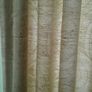 Vintage 70's Beige Brocade Curtains. Image 2