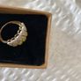 9 Carat Yellow Gold Diamond Ring. Size P1/2 Image 2