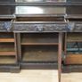 Lioncrest Carved Solid Oak Mirror-Back Sideboard Image 6
