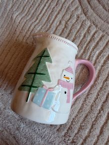 Christmas jug and cow butter dish