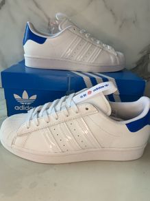 Chic White Adidas Superstars