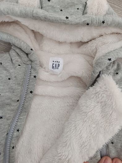 GAP Sherpa lined Pramsuit 6-12M