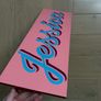 Hand Painted Wooden Name Sign - Jessica Image 2