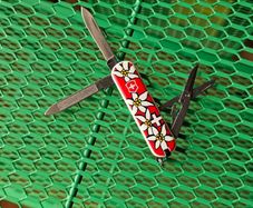 Vintage Wenger Esquire 65mm Swiss Army Knife Discontinued Collectable with Modern Delemont Victorinox Scales