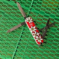 Vintage Wenger Esquire 65mm Swiss Army Knife Discontinued Collectable with Modern Delemont Victorinox Scales
