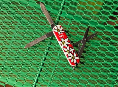Vintage Wenger Esquire 65mm Swiss Army Knife Discontinued Collectable with Modern Delemont Victorinox Scales