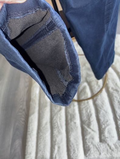 Ladies Navy Cropped Straight Fit Jeans from Robell
