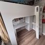 Kids bunk bed/ loft bed with wardrobe and desk Image 2