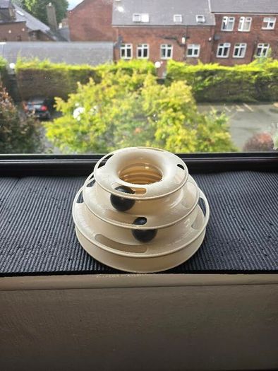 Cat AniOne Ball Track Tiered Stand
