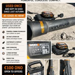 Cordless leaf blower