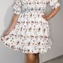 milkmaid style dress Image 3