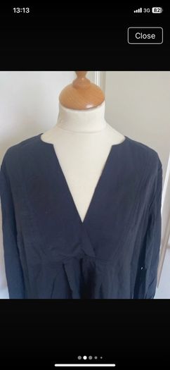 White Label tunic - black - size 14 with pockets