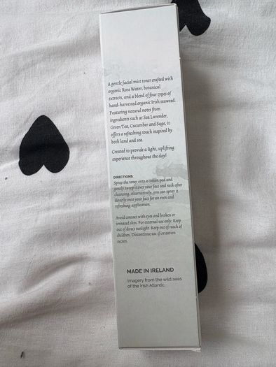 Green Angel seaweed & rose water facial mist toner