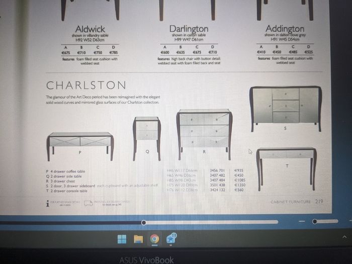 Laura Ashley Charlston Side Tables.