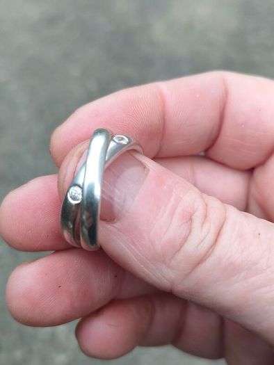 Interlocking Sheffield Sterling Silver Rings