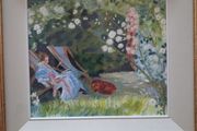 Reading in the garden