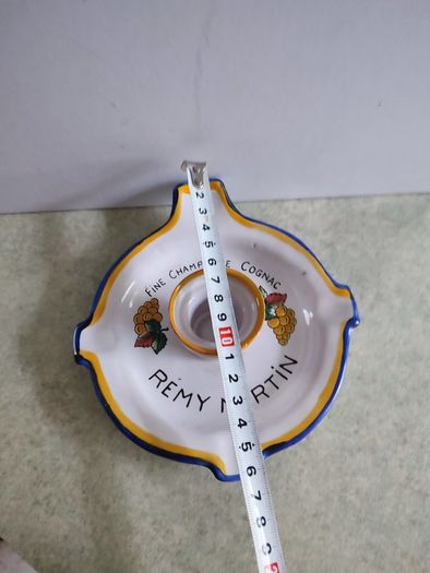 Set Of 2 Rare Remy Martin Ast Tray Candle Holder.