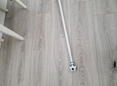 football curtain pole