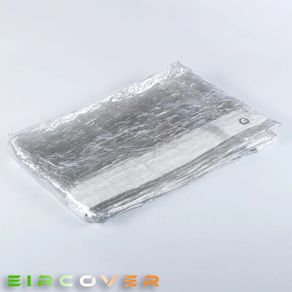 Glass Clear Tarpaulin 3m x 4m (10' - 13') 310 gsm