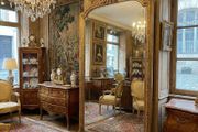very large floor standing mirror.
