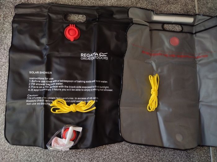 Regatta Portable 10 Litre Camping Shower x2