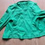 Green denim jacket Image 3