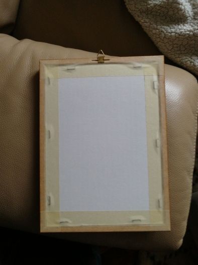 Old Spanish Print/leaflet Seville Framed