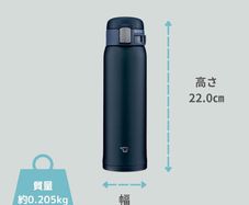 Zojirushi Water Bottle 480ml Navy