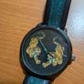 River Island tiger design men's watch on fabric strap Image 2