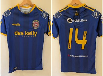 #14 Bohemians FC Player Worn GPS 2020 away Jersey Shirt O'Neills League of Ireland