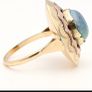 Stunning 14k Gold 4.5 Carat Opal Ring (6 grams) Image 8