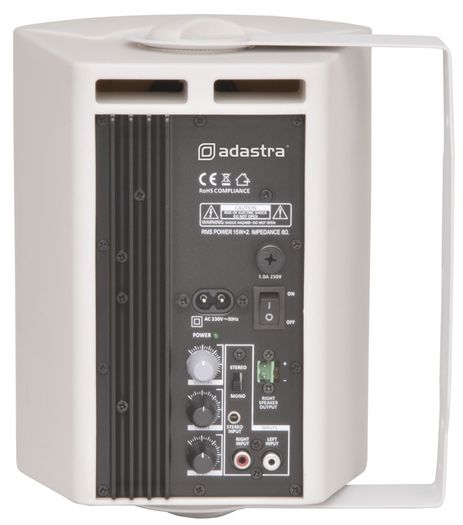 Active Amplified Stereo Speaker Set - White