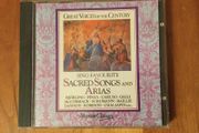 Cd Sacred songs and Arias