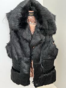 faux fur gilet