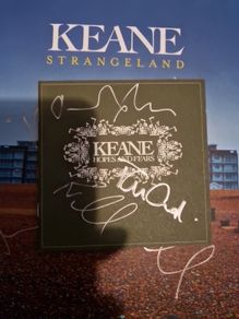Keane Hopes and Fears CD signed by band