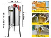 Honey Extractor 3 Frame Manual Electric Stainless Steel Honeycomb Spinner Crank Honey Centrifuge Beekeeping Equipment