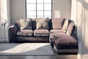 Corner sofa +footstool