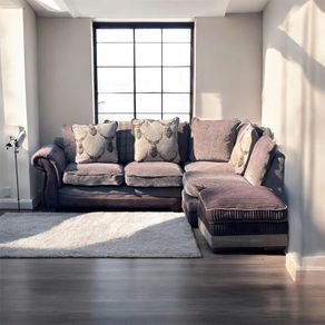Corner sofa +footstool