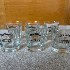 A Set of 6 Brand New Jack Daniel's Tennessee Honey Glasses