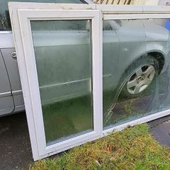PVC Double glazed window- One pane broken- FREE